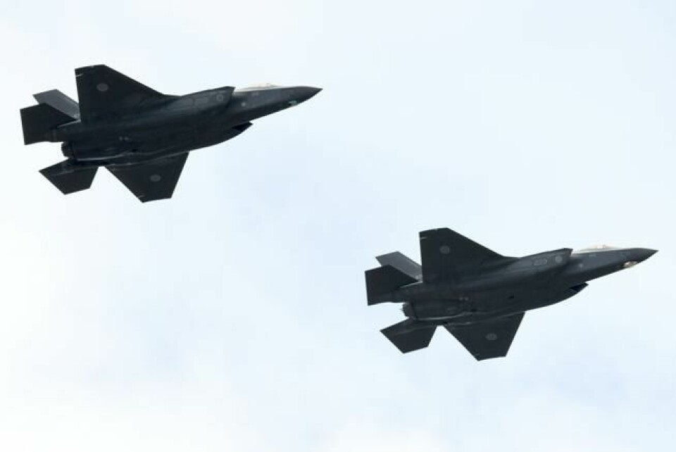 F-35A kampfly fra det japanske flyvåpenet. Arkivfoto: NTB Scanpix/AFP. F-35A kampfly fra det japanske flyvåpenet. Arkivfoto: NTB Scanpix/AFP.