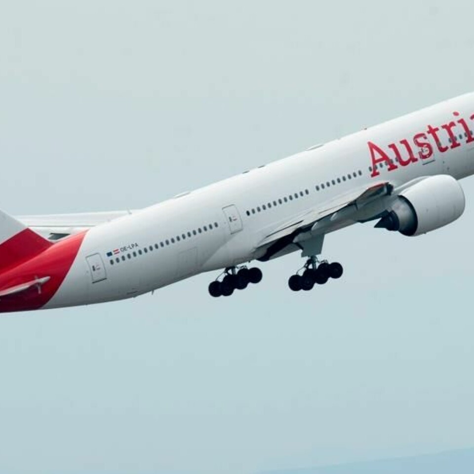 Austrian Airlines-flyvningen mellom Wien og New York gikk ikke som planlagt.