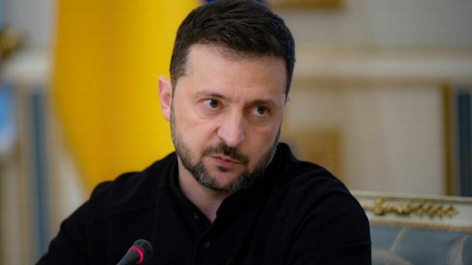 Ukrainas president Volodymyr Zelenskyj. Foto: Ukrainian Presidential Press Office via AP / NTB