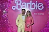 Hovedrollene i Barbie, Ryan Gosling og Margot Robbie på den røde løper i Mexico City, 6.juli 2023