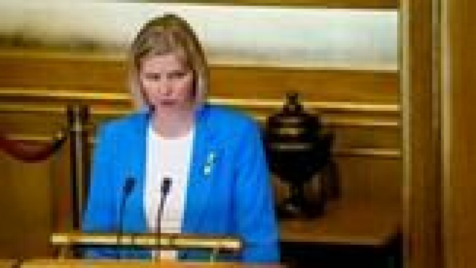 Venstre-leder Guri Melby sier at Vladimir Putin må forstå at han er isolert og alene. Venstre-leder Guri Melby sier at Vladimir Putin må forstå at han er isolert og alene. Foto: NTB