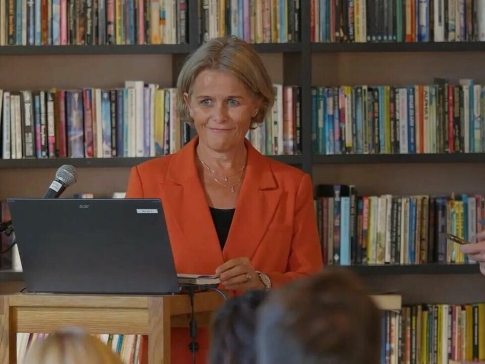 Grete Lillian Moen holdt foredrag om barn og selvmord på et seminar arrangert av VID vitenskapelige høyskole. (Skjermbilde fra Vimeo). Grete Lillian Moen holdt foredrag om barn og selvmord på et seminar arrangert av VID vitenskapelige høyskole. (Skjermbilde fra Vimeo).