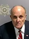 Rudy Giulianis «mug shot». Foto: Fulton County Sheriff's Office via AP