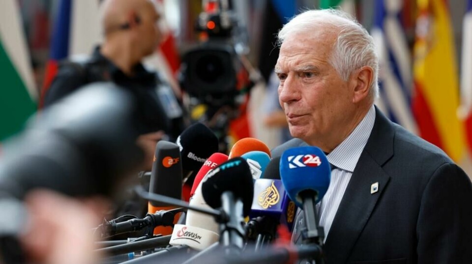 EUs utenrikssjef Josep Borrell reagerer skarpt på uttalelser fra Ungarns utenriksminister. Foto: AP / NTB