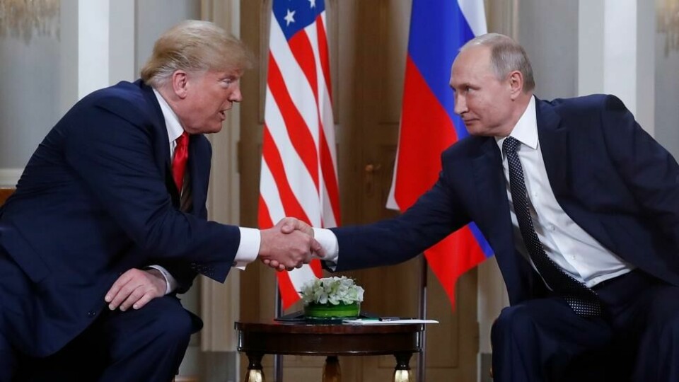 Daværende president Trump møtte president Putin i 2018. Donald Trump anklages for å være sympatisk for den russiske presidenten. Daværende president Trump møtte president Putin i 2018. Donald Trump anklages for å være sympatisk for den russiske presidenten. Foto: AP Photo/Pablo Martinez Monsivais