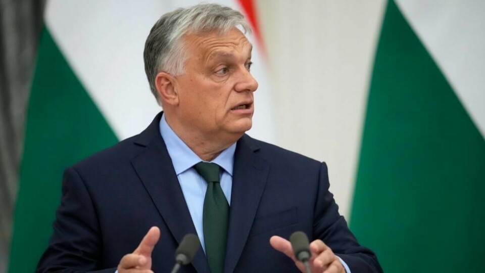 Ungarns statsminister Viktor Orban. Ungarns statsminister Viktor Orban. Foto: Aleksander Zemlianitsjenko / AP / NTB