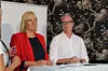 Kirsti Leirtrø(Ap) og Ketil Kjenseth (V) er begge enige om at ladeinfrastrukturen må bli bedre, men presenterer ingen konkrete løsningsforslag. Foto: Elisabeth Bergskaug/ABC Nyheter