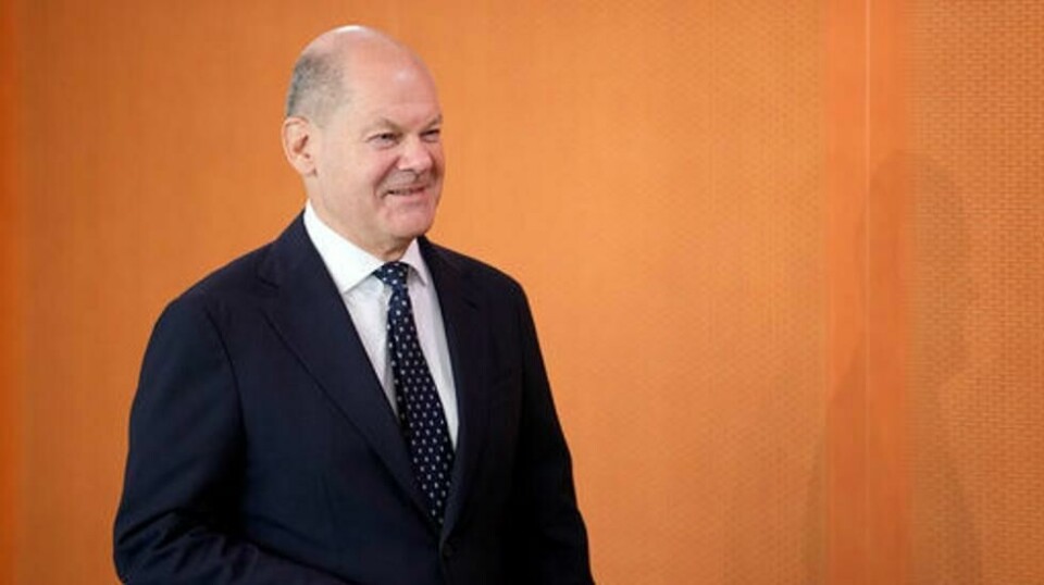 Tysklands statsminister Olaf Scholz lovet onsdag Israel fortsatt militærstøtte. Foto: Ebrahim Noroozi / AP / NTB