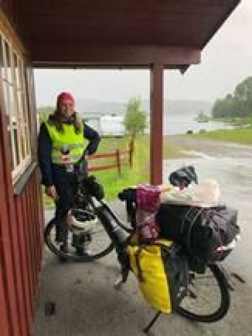 Ikke fullt så blid når regnet høljer ned. Ikke fullt så blid når regnet høljer ned. Foto: Roger Grosvold/ABC Nyheter