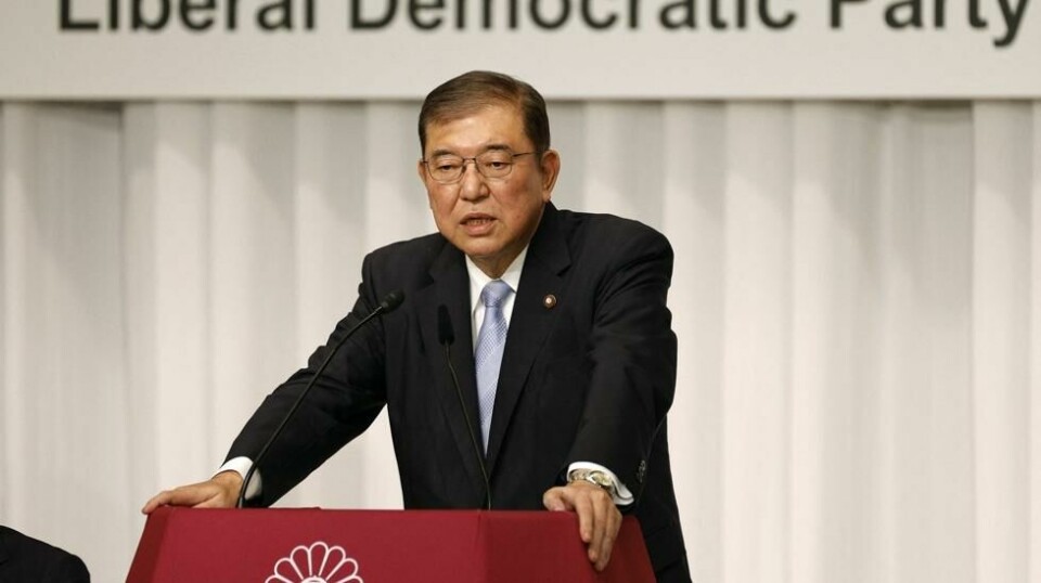 Shigeru Ishiba, Japans tidligere forsvarsminister, blir nå landets statsminister Foto: Franck ROBICHON / POOL / AFP / NTB