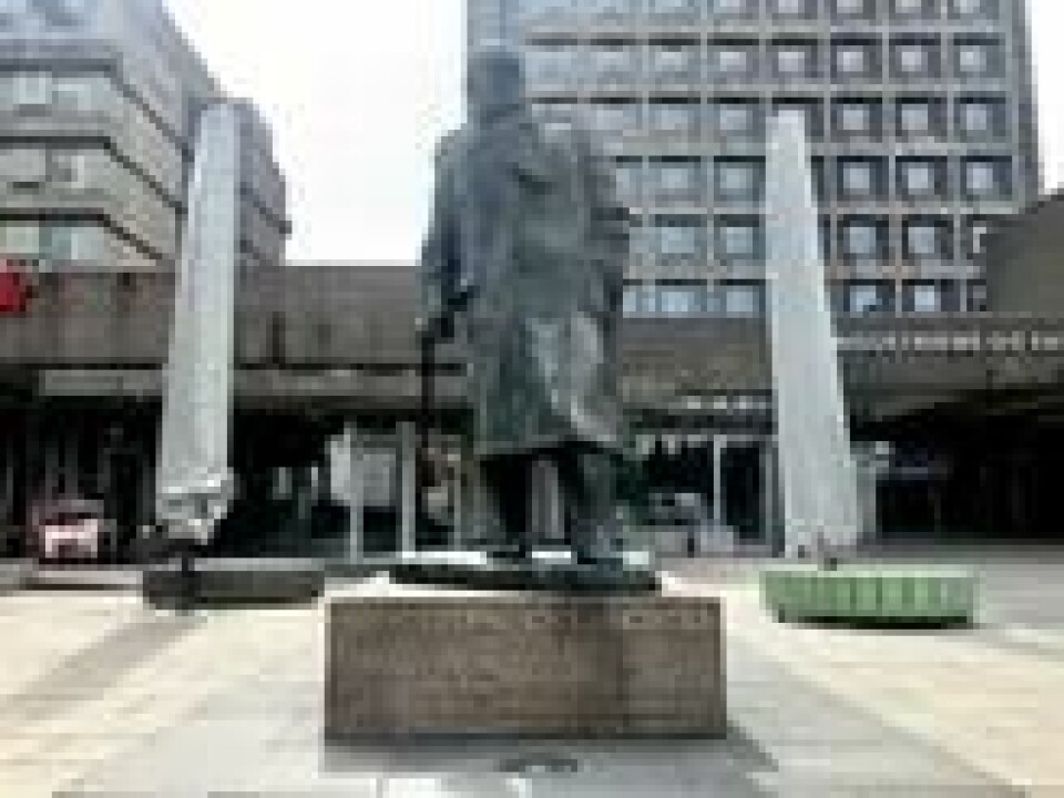 Winston Churchill-statuen på Solliplass har fått stor oppmerksomhet den siste tiden. Winston Churchill-statuen på Solliplass har fått stor oppmerksomhet den siste tiden.