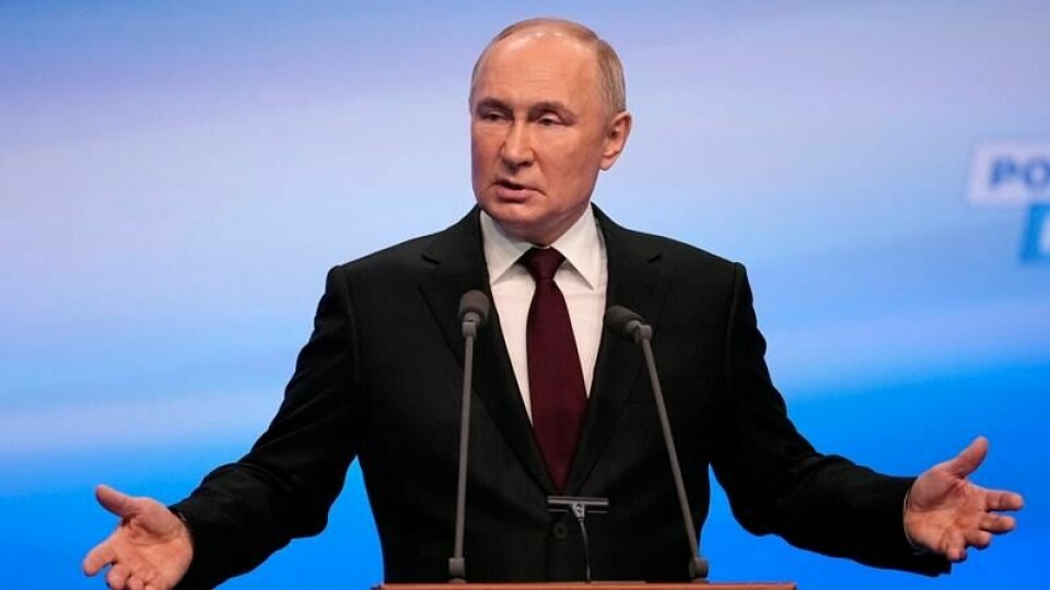 Telefonsamtalen mellom Russlands president Vladimir Putin og USAs president Donald Trump skaper jubel i Russland. Telefonsamtalen mellom Russlands president Vladimir Putin og USAs president Donald Trump skaper jubel i Russland. Foto: Aleksander Zemlianitsjenko / AP / NTB