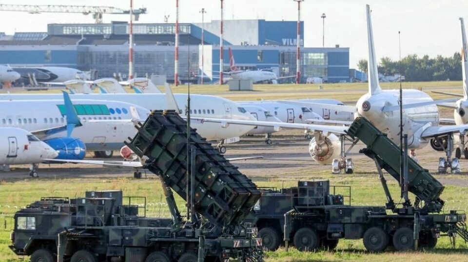 Patriot-langdistanse luftvernsystemer til de tyske Bundeswehr-væpnede styrkene utplassert på Vilnius lufthavn i forkant av det kommende NATO-toppmøtet i Vilnius 7. juli 2023. Patriot har vist seg å være et svært effektivt våpen for Ukraina mot de russiske okkupantene.