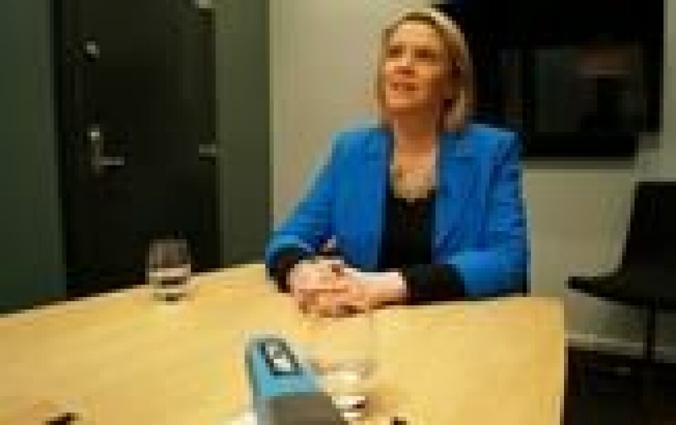 Listhaug mener politiet trenger nye verktøy. Listhaug mener politiet trenger nye verktøy. Foto: Mads Fremstad / ABC Nyheter