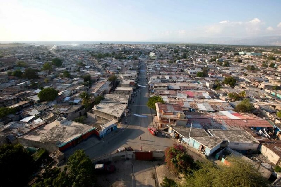 Bilde tatt i 2018 av slumområdet Cite Soleil i Port-au-Prince.