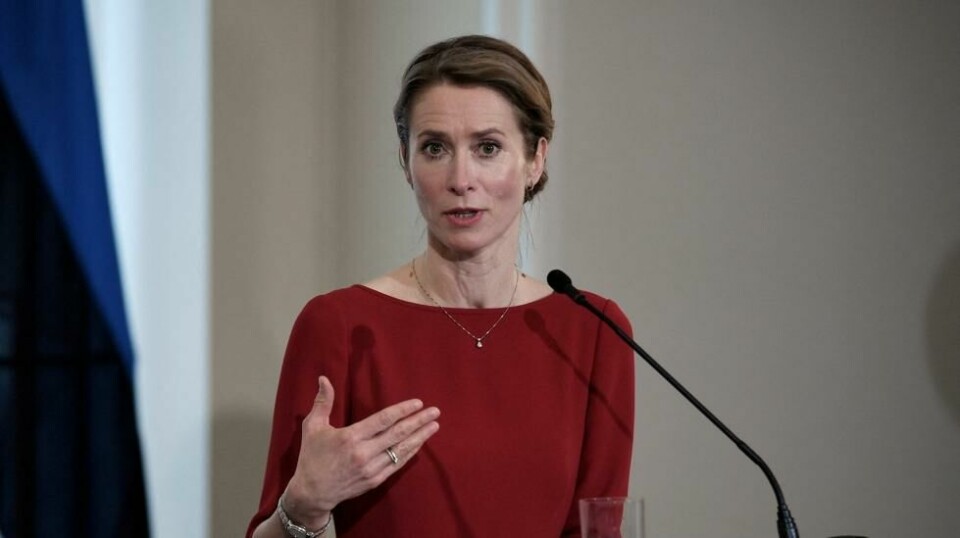 Estlands statsminister Kaja Kallas er bekymret for Nato-beredskapen i Baltikum. Foto: NTB / Reuters