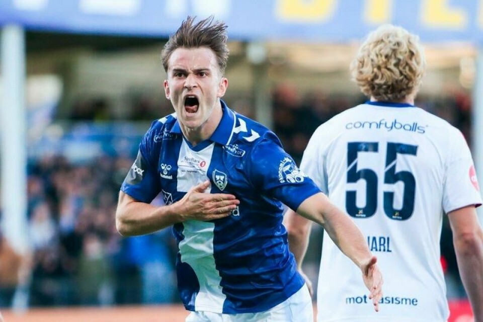 Frederik Carstensen scoret 1-1-målet mot Vålerenga i Eliteserien søndag.