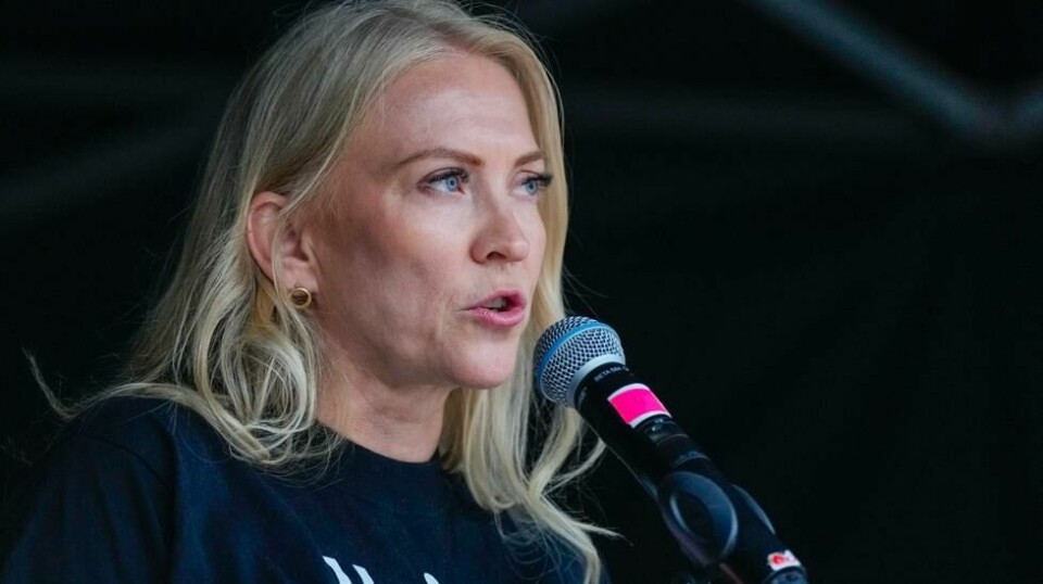 Leder i Norsk Sykepleierforbund, Lill Sverresdatter Larsen, mener at de ikke har stilt ublue krav i forhandlingene. Foto: Beate Oma Dahle / NTB