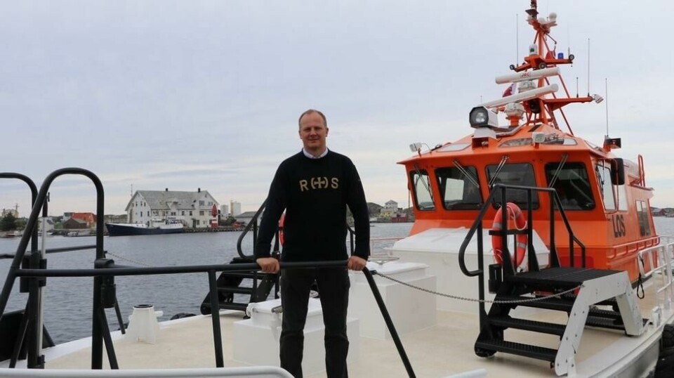 KYSTEN: Ketil Solvik-Olsen (Frp) brukte 8 dager langs kysten på å møte de som har kysten som arbeidsplass, blant andre los-tjenestene.