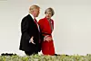 USAs president Donald Trump og den britiske statsministeren Theresa May ved et tidligere møte i Det hvite hus, januar 2017. Scanpix/Reuters. Foto: Kevin Lamarque / Reuters