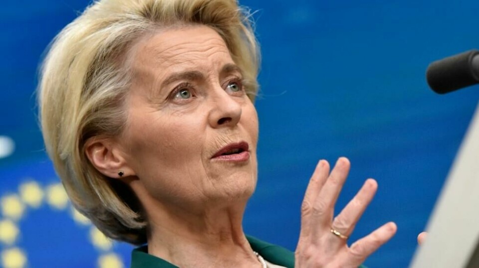 EU-kommisjonens president Ursula von der Leyen hyller EU-utvidelsen for 20 år siden – men ønsker seg en enda større union. AP / NTB