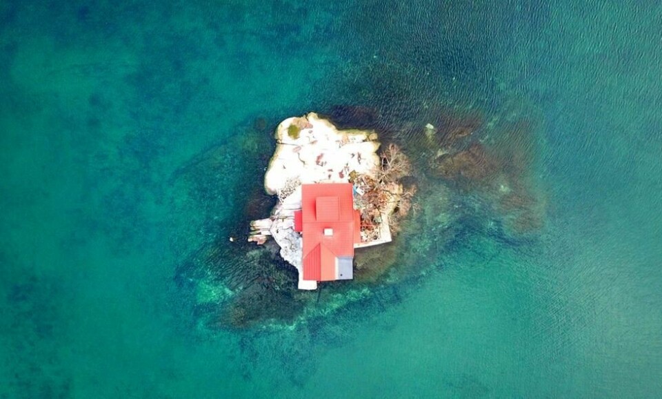 Just Room Enough Island er ikke større enn en tennisbane, og ligger i elven St. Lawrence. Just Room Enough Island er ikke større enn en tennisbane, og ligger i elven St. Lawrence. Foto: BeatoAerial Photography / Shutterstock / NTB