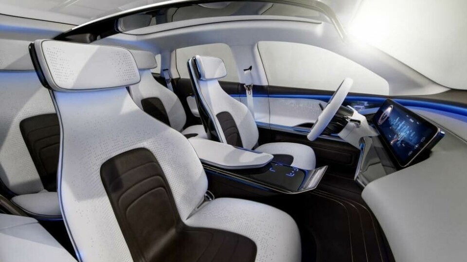 Mercedes har en elektrisk SUV på gang. Akkurat nå står konseptbilen og blir vist fram på bilmessen i Frankfurt. Men i 2019 er produksjonsmodellen på plass! Den er det mange nordmenn som ønsker seg ...
