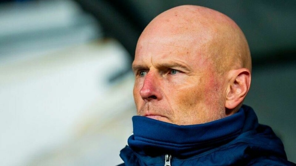 Norges landslagssjef Ståle Solbakken, her under Nations League-kampen mellom Slovenia og Norge i fjor høst.
