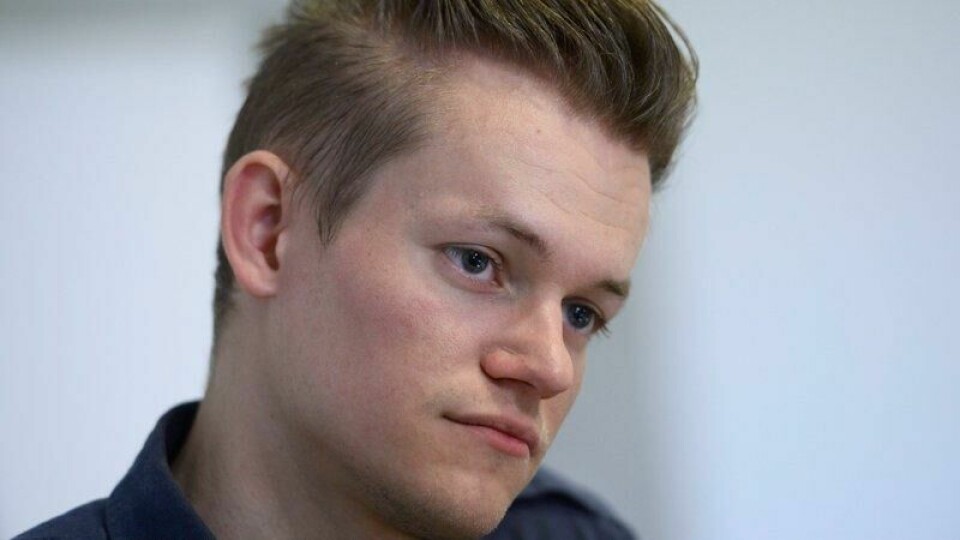 Journalisten Joakim Medin fotografert i 2015.