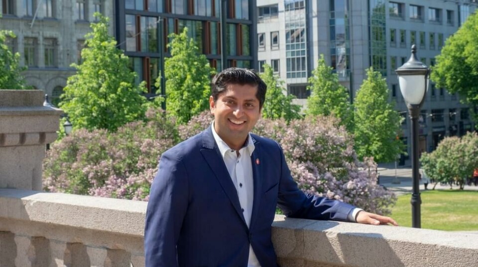 Stortingsrepresentant Himanshu Gulati mottar nesten en million kroner i godtgjørelse fra stortinget, og leier ut fire boliger i Oslo, men har null i inntekt for tredje året på rad. Foto: Bjørn Inge Bergestuen, Frp
