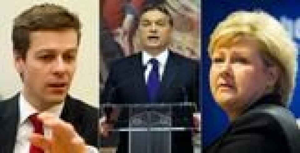 UNGARSK OVERRASKELSE: Trass i at KrF og Høyre ble med på et EPP-vedtak om å suspender Viktor Orbáns regjeringsparti Fidesz, er Fidesz for fullt med i EPPs gruppe i EU-parlamentet. UNGARSK OVERRASKELSE: Trass i at KrF og Høyre ble med på et EPP-vedtak om å suspender Viktor Orbáns regjeringsparti Fidesz, er Fidesz for fullt med i EPPs gruppe i EU-parlamentet. Foto: NTB scanpix
