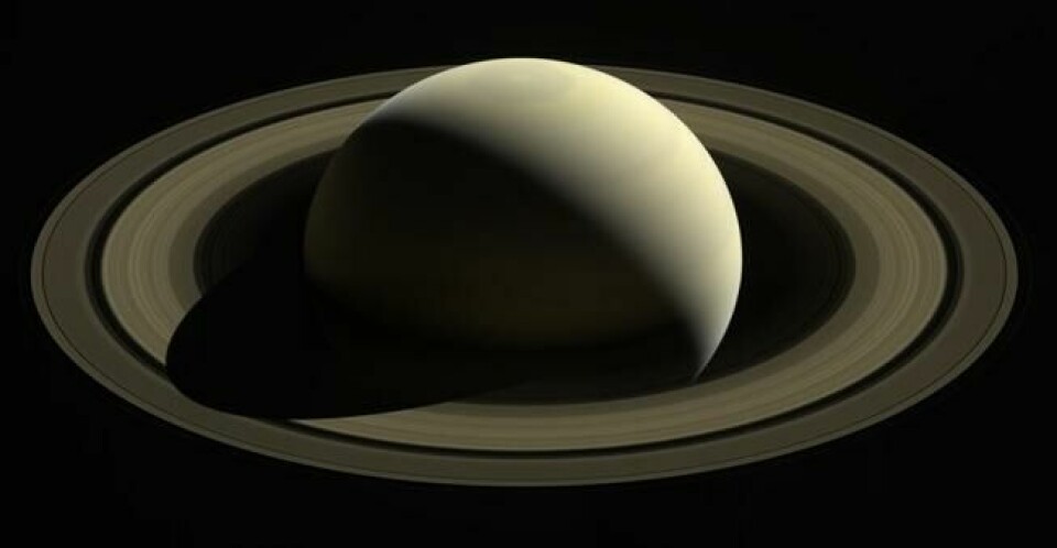 Et av de siste bildene Cassini tok av Saturn og ringsystemet. Et av de siste bildene Cassini tok av Saturn og ringsystemet.