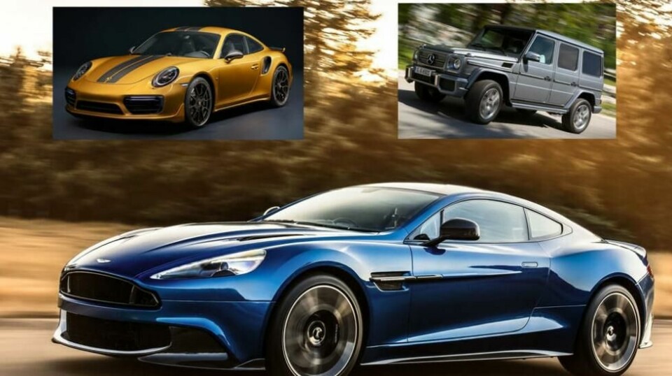 Aston Martin, Porsche og Mercedes er merkene som står for Norges fem dyreste nybiler, basert på prisene oppført i statistikken til Opplysningsrådet for Veitrafikk (OFV).