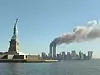 11. september 2001 krasja terroristar to fly inn i World Trade Center i New York. Foto: US National Park Service/Offentleg eigedom/Wikimedia Commons