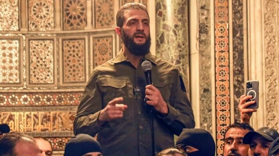 Ahmed al-Sharaa, Syrias nye leder, sier at all våpen i landet skal under statlig kontroll.