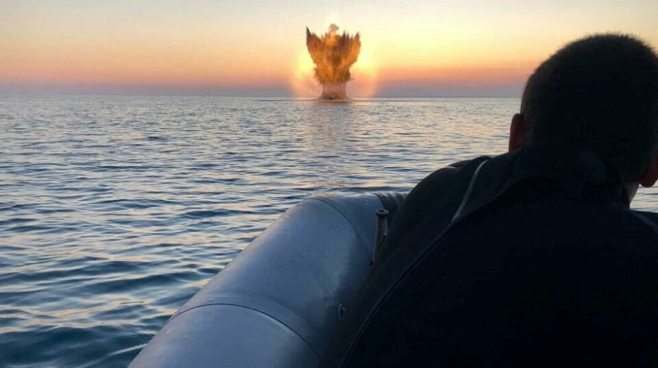 En sjømine går av i Svartehavet, nært Bulgarias kyst. Nå advarer Ukraina nabolandene, deriblant Bulgaria.