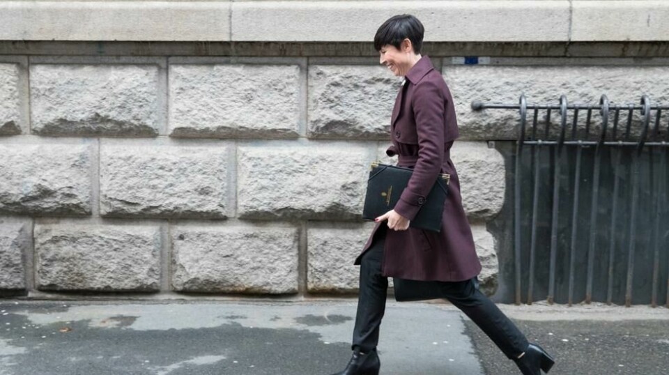 TIL WTO: Utenriksminister Ine Eriksen Søreide drar til WTOs høyeste organ, ministermøtet, i Buenos Aires, vel vitende om at arrangørlandet Argentina har utestengt frivillige organisasjoner.