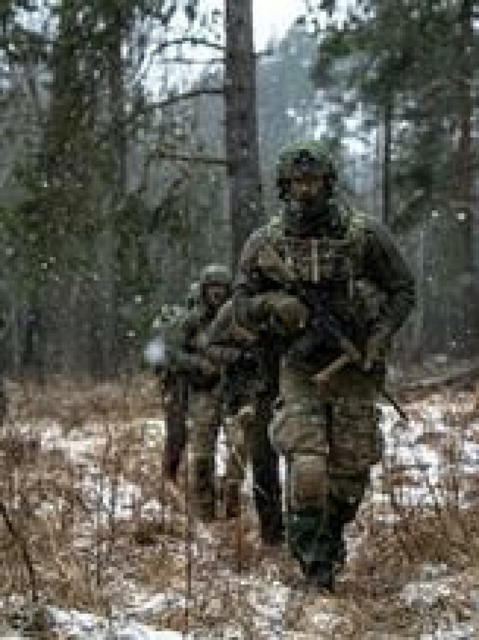 Norske soldater er på plass i Litauen, og deltar som «russiske styrker» under Nato-øvelsen. Norske soldater er på plass i Litauen, og deltar som «russiske styrker» under Nato-øvelsen. Foto: Nato