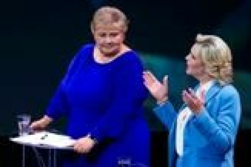 Erna Solberg og Sylvi Listhaug kan bli regjeringspartnere fra og med neste høst. Erna Solberg og Sylvi Listhaug kan bli regjeringspartnere fra og med neste høst. Foto: NTB