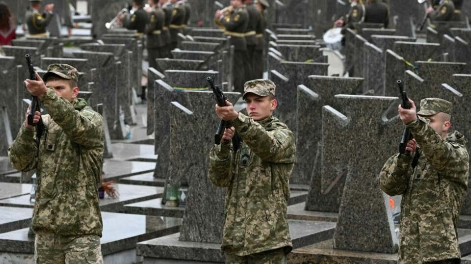 Noen ukrainske historikere legger deler av skylden for drapene på den langvarige polske undertrykkelsen av ukrainske nasjonale ambisjoner før krigen. Foto: YURIY DYACHYSHYN / AFP