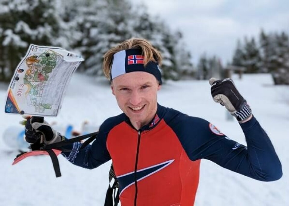 Jørgen Baklid fullførte verdenscuphelgen i skiorientering med sin tredje strake seier.