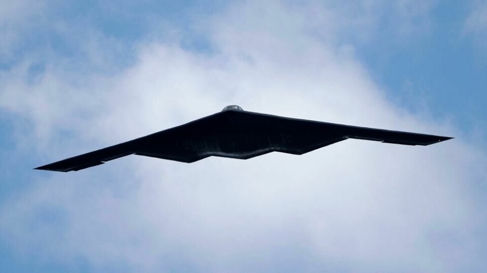 Et av USAs bombefly av typen B-2 Spirit fotografert i USA i mai 2020.