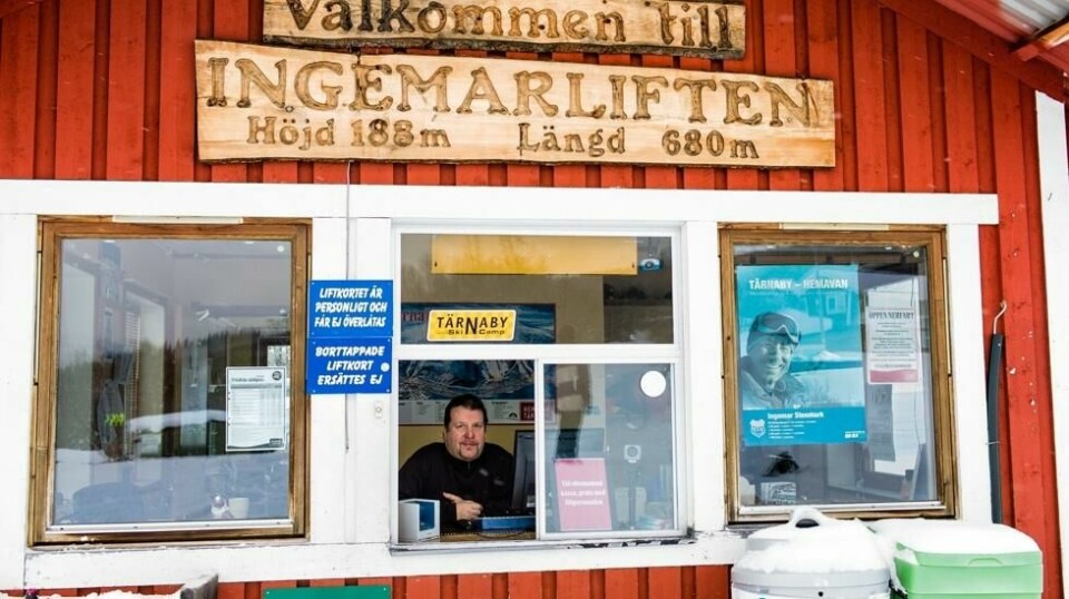 HELTEN: Ingemar Stenmark er kjent for sitt sparsommelige bruk av seg selv om merkevare, men sier sjelden nei til hjembygda.