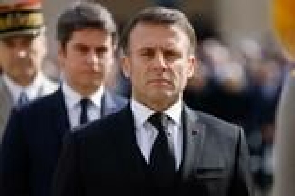 Frankrikes president Emmanuel Macron. Frankrikes president Emmanuel Macron. Foto: AP