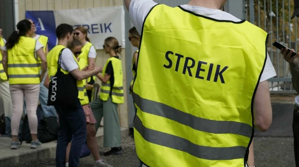 Streiken blant statsansatte trappes kraftig opp mandag. Foto: Gorm Kallestad / NTB