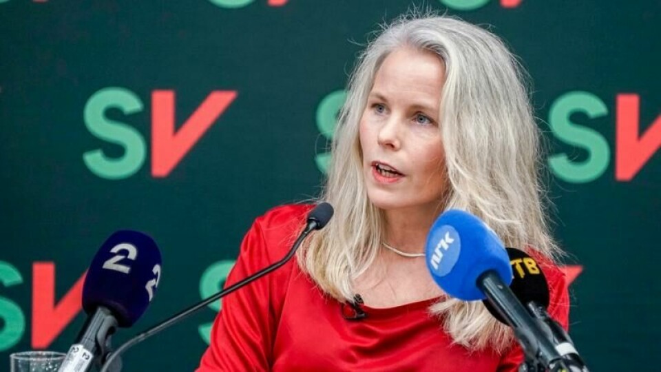 Partileder Kirsti Bergstø i SV reagerer kraftig på Trumps utskjelling av Zelenskyj.