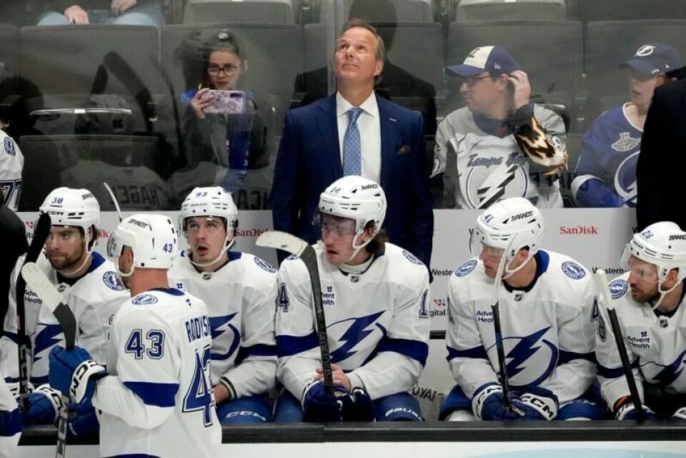 Tampa Bay Lightning tapte borte mot San Jose Sharks.