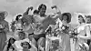 Arnold Schwarzenegger promoterer «Pumping Iron» i Cannes i mai 1977. Foto: AP/NTB