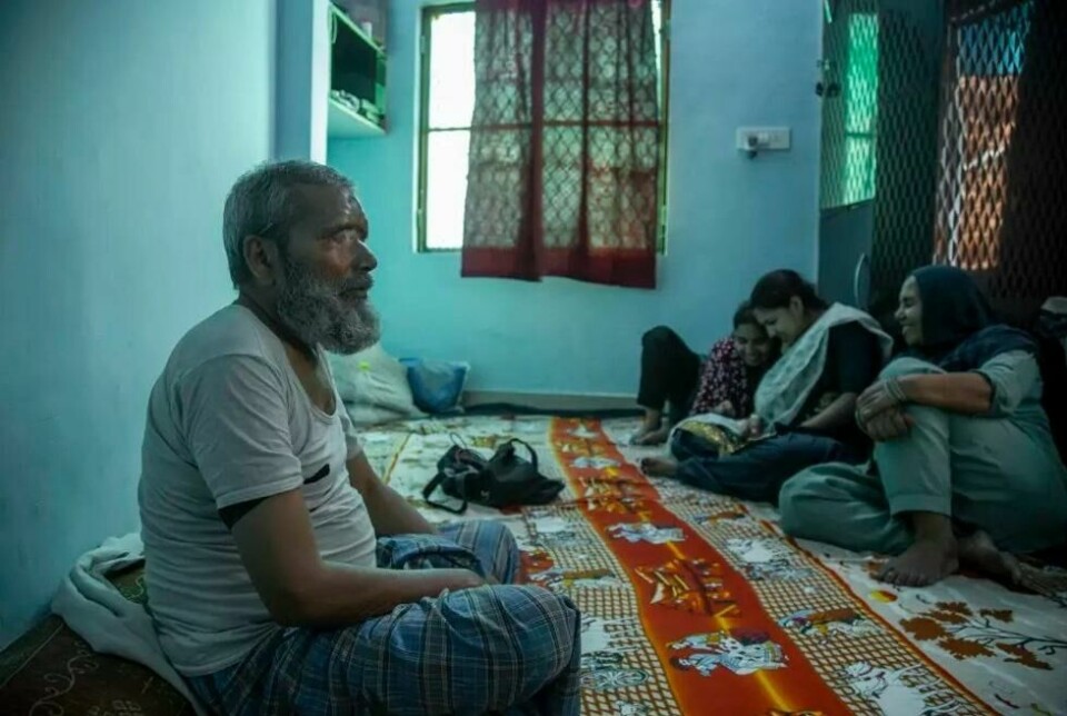 Mohammad Vakeel hjemme sammen med familien i Shiv Vihar i Delhi. Mohammad Vakeel hjemme sammen med familien i Shiv Vihar i Delhi. Foto: Showkat Nanda