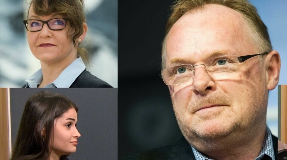 Trekantdrama: Per Sandberg er i konflikt med sin tidligere kone, Line Miriam Sandberg, som skal ha meldt til SMK om «fremmede makter» hos Per Sandberg, etter at han ble sammen med norsk-iranske Bahareh Letnes.
